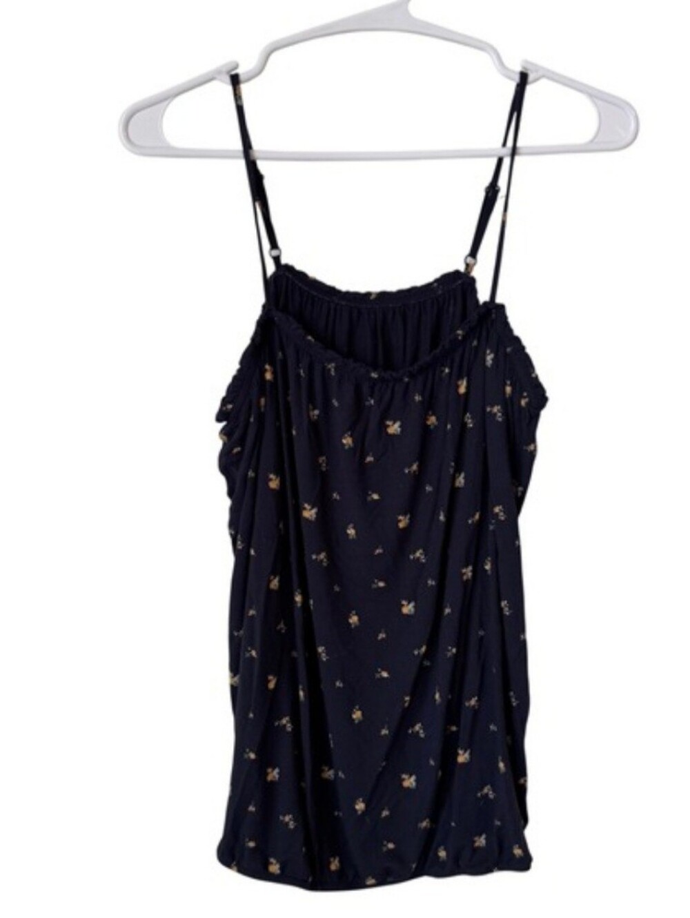 Lascana Navy Blue Ditsy Floral Adjustable Strap Cami